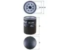 KNECHT Olejov filtr ‐ KNC OC 298