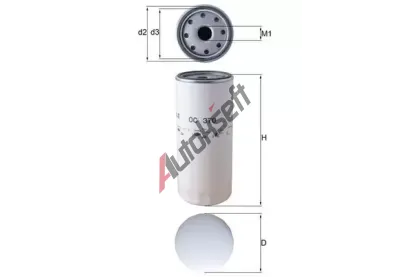 KNECHT Olejový filtr KNC OC 370, OC 370 KNECHT Olejový filtr KNC OC 370, OC 370