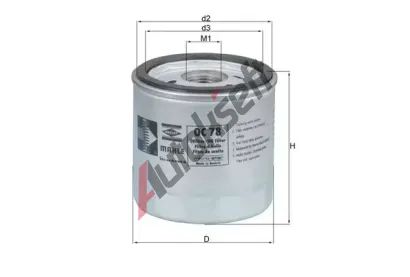 KNECHT Olejov� filtr KNC OC 78, OC 78