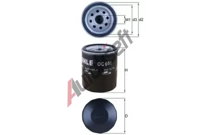 KNECHT Olejov filtr KNC OC 981, OC 981