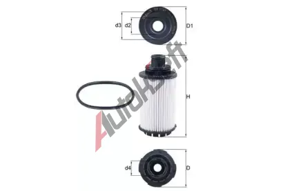 KNECHT Olejov filtr KNC OX 1137D, OX 1137D