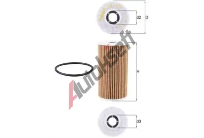 KNECHT Olejov filtr KNC OX 1138D, OX 1138D