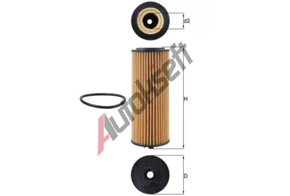 KNECHT Olejov filtr KNC OX 1162D, OX 1162D