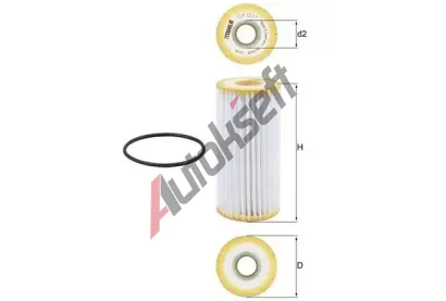 KNECHT Olejov filtr KNC OX 1217D, OX 1217D