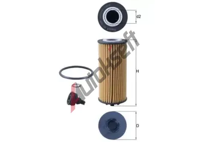 KNECHT Olejov filtr KNC OX 1238D, OX 1238D