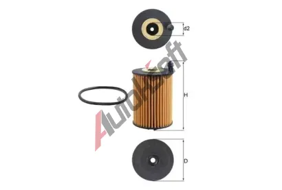 KNECHT Olejov filtr KNC OX 1266D, OX 1266D