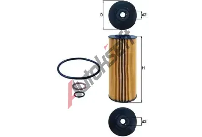 KNECHT Olejov filtr KNC OX 137D2, OX 137D2