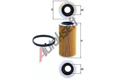 KNECHT Olejov filtr KNC OX 370D1, OX 370D1