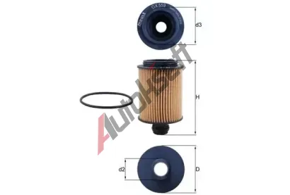 KNECHT Olejov filtr KNC OX 559D, OX 559D