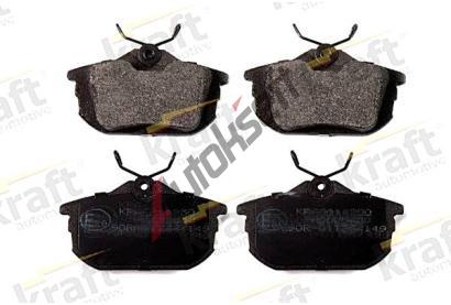 KRAFT AUTOMOTIVE Sada brzdových destiček KRF 6014250, 6014250 KRAFT AUTOMOTIVE Sada brzdových destiček KRF 6014250, 6014250