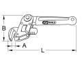 KS Tools Klet na potrub / vodn erpadla KST 111.3550, 111.3550