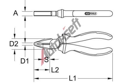 KS Tools Kombinovan� kle�t� (kombina�ky) KST 115.1022, 115.1022