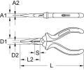 KS Tools �zk� ploch� kle�t� KST 115.1023, 115.1023