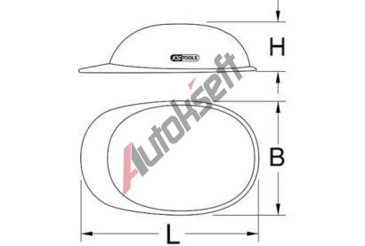 KS Tools Ochrann helma KST 117.1609, 117.1609