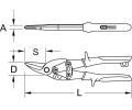 Ru�n� n��ky na plech&nbsp;KS Tools&nbsp;&dash;&nbsp;KST 118.0053