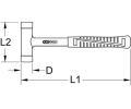 Mkk kladivo KS Tools ‐ KST 140.5273