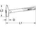 Zmenick kladivo KS Tools ‐ KST 142.1351