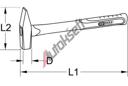 KS Tools Zámečnické kladivo KST 142.1405, 142.1405 KS Tools Zámečnické kladivo KST 142.1405, 142.1405