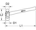 Z�me�nick� kladivo&nbsp;KS Tools&nbsp;&dash;&nbsp;KST 142.1516
