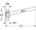 Z�me�nick� kladivo&nbsp;KS Tools&nbsp;&dash;&nbsp;KST 142.1532