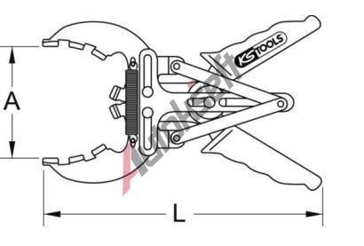 KS Tools Kle�t� na p�stn� krou�ky KST 150.1176, 150.1176