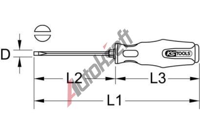KS Tools Šroubovák KST 151.1125, 151.1125 KS Tools Šroubovák KST 151.1125, 151.1125