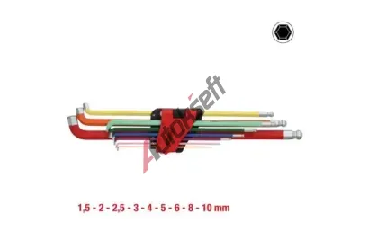 KS Tools Sada zahnutých šroubováků KST 151.4560, 151.4560 KS Tools Sada zahnutých šroubováků KST 151.4560, 151.4560
