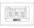 KS Tools Odblokovac� n��ad� - ploch� / kulat� z�str�ka KST 154.0015, 154.0015