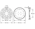 KS Tools Rozen zznamu, zdvihac ploina KST 160.0466, 160.0466