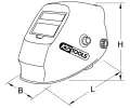 KS Tools Ochrann helma, sveck prce KST 310.0185, 310.0185