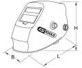 Ochrann helma, sveck prce KS Tools ‐ KST 310.0195