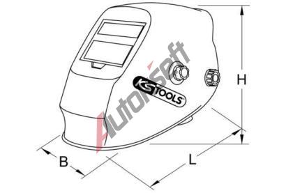 KS Tools Ochrann helma, sveck prce KST 310.0195, 310.0195