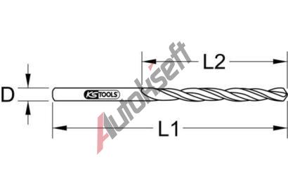 KS Tools Kovov spirlov vrtk KST 330.3075, 330.3075