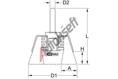KS Tools Dr�t�n� kart�� KST 340.0002, 340.0002