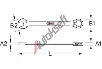 KS Tools R��na-kl�� o�ko-vidlice KST 503.4217, 503.4217