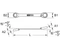 KS Tools Rna-dvojit okov kl KST 503.4572, 503.4572