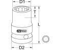 KS Tools Rzov hlavice KST 515.0987, 515.0987