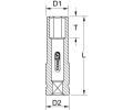 Rzov hlavice KS Tools ‐ KST 515.1073