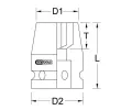 KS Tools Rzov hlavice KST 515.1335, 515.1335