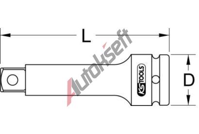 KS Tools Prodloužení, zesílený nástrčný ořech KST 515.1381, 515.1381 KS Tools Prodloužení, zesílený nástrčný ořech KST 515.1381, 515.1381