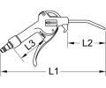 KS Tools Karte/trysky-set, sac/istc pistole KST 515.1902, 515.1902