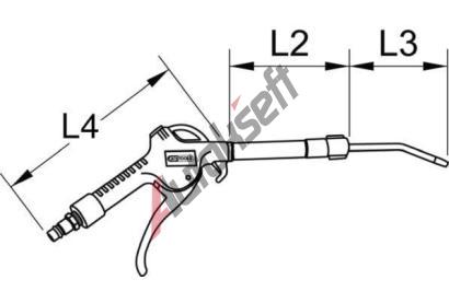 KS Tools Sac/ofukovac pistole (stlaen vzduch) KST 515.1907, 515.1907