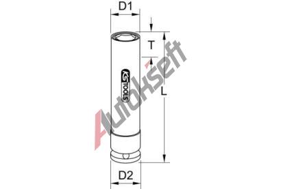 KS Tools Rzov hlavice KST 515.2043, 515.2043