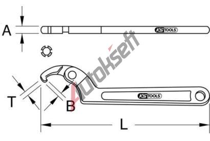 KS Tools Kloubov� h�kov� kl�� KST 517.1320, 517.1320