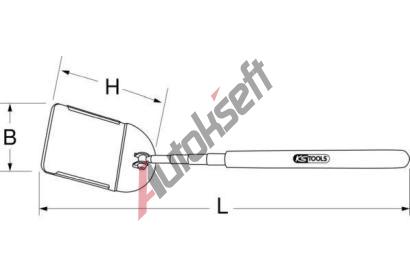 KS Tools Dílenské zrcátko KST 550.1021, 550.1021 KS Tools Dílenské zrcátko KST 550.1021, 550.1021