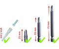 KS Tools Set - roubovk - nstavec (bity) KST 911.2008, 911.2008