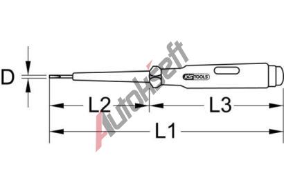 KS Tools Zkoueka napt KST 911.2188, 911.2188