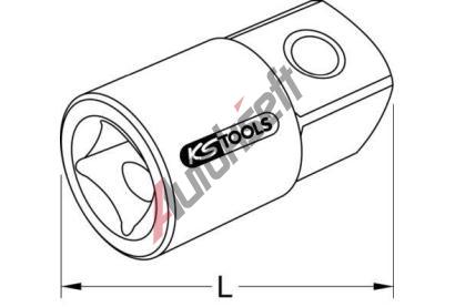 KS Tools Redukce - adaptr, Knarre KST 911.3412, 911.3412