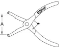 KS Tools Uvolovac klet, plastov rozprn nty KST 911.8181, 911.8181