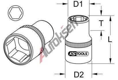 KS Tools Sada �esti�heln�kov�ch n�str�ek KST 917.1347, 917.1347
